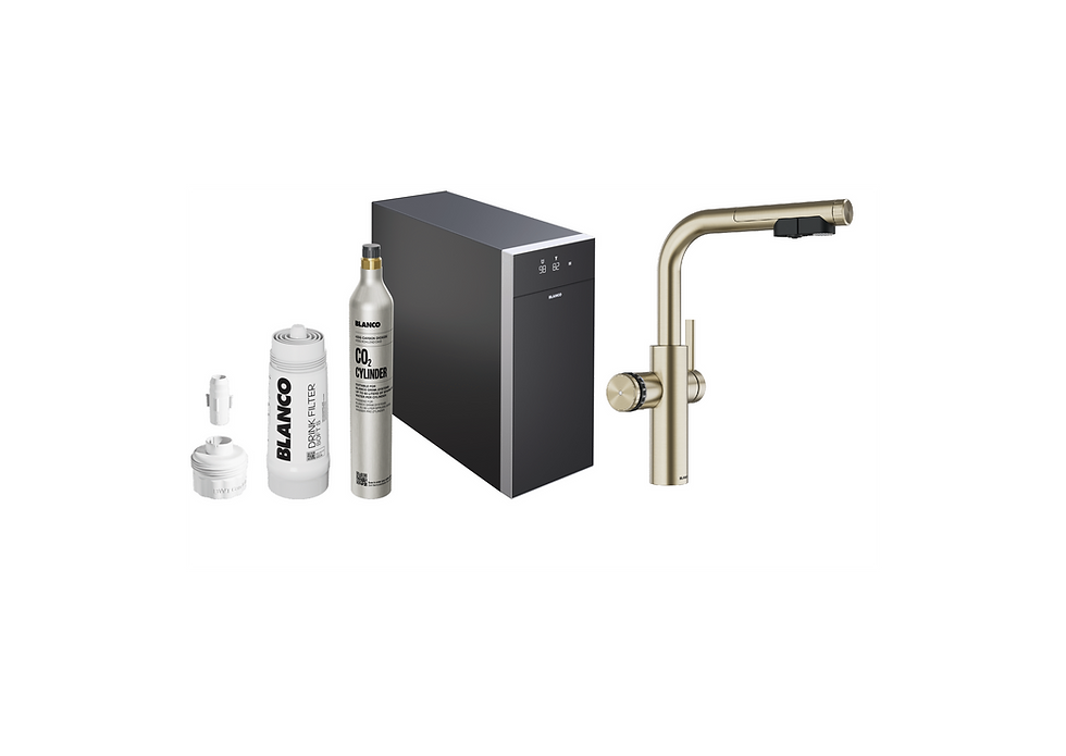 Miniaturbild: Blanco CHOICE Icona-L satin gold  & Choice.All drink.system