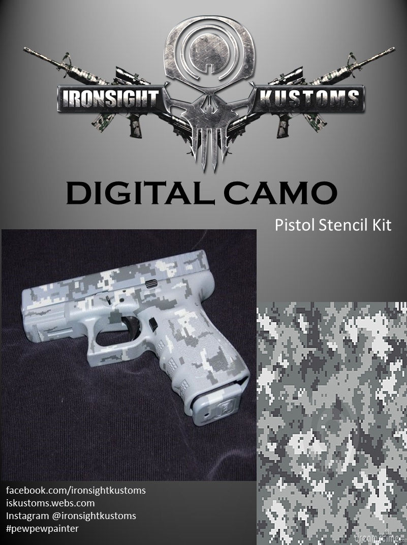 Digital Camo Pistol Kit
