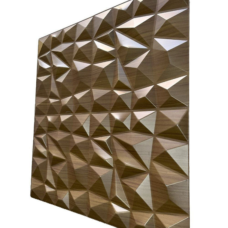 Küçük resim: 3 Boyutlu Mermer Desenli PVC Duvar Paneli-Naturel Kayın