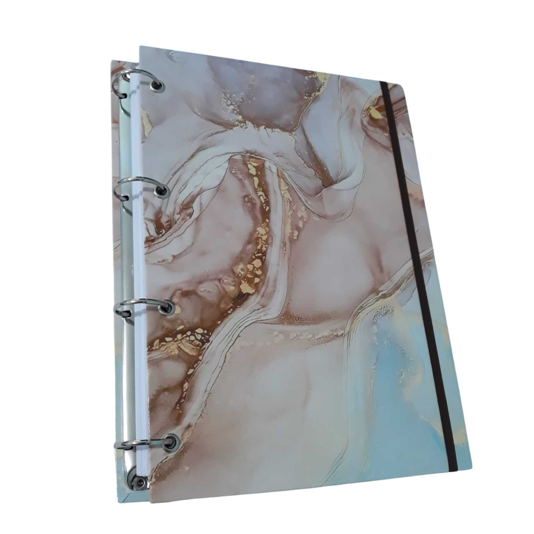 caderno argolado