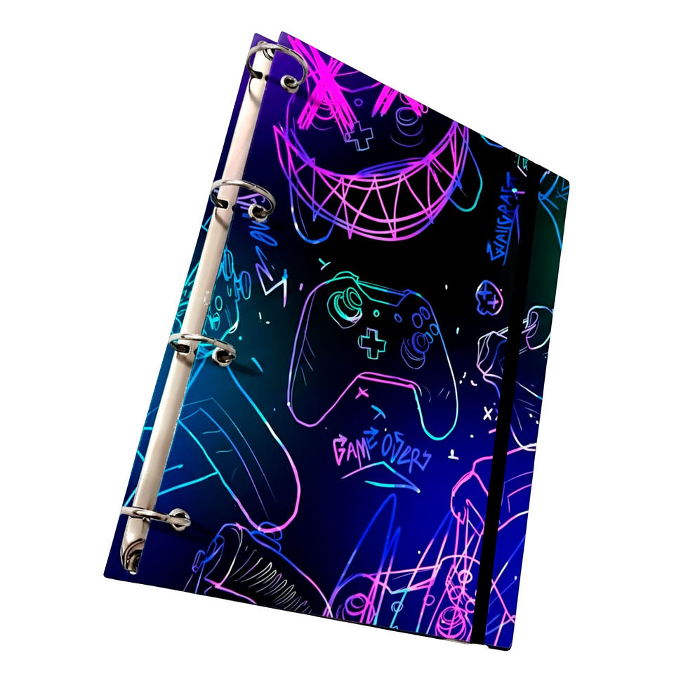 Miniatura: caderno masculino-fichario masculino-