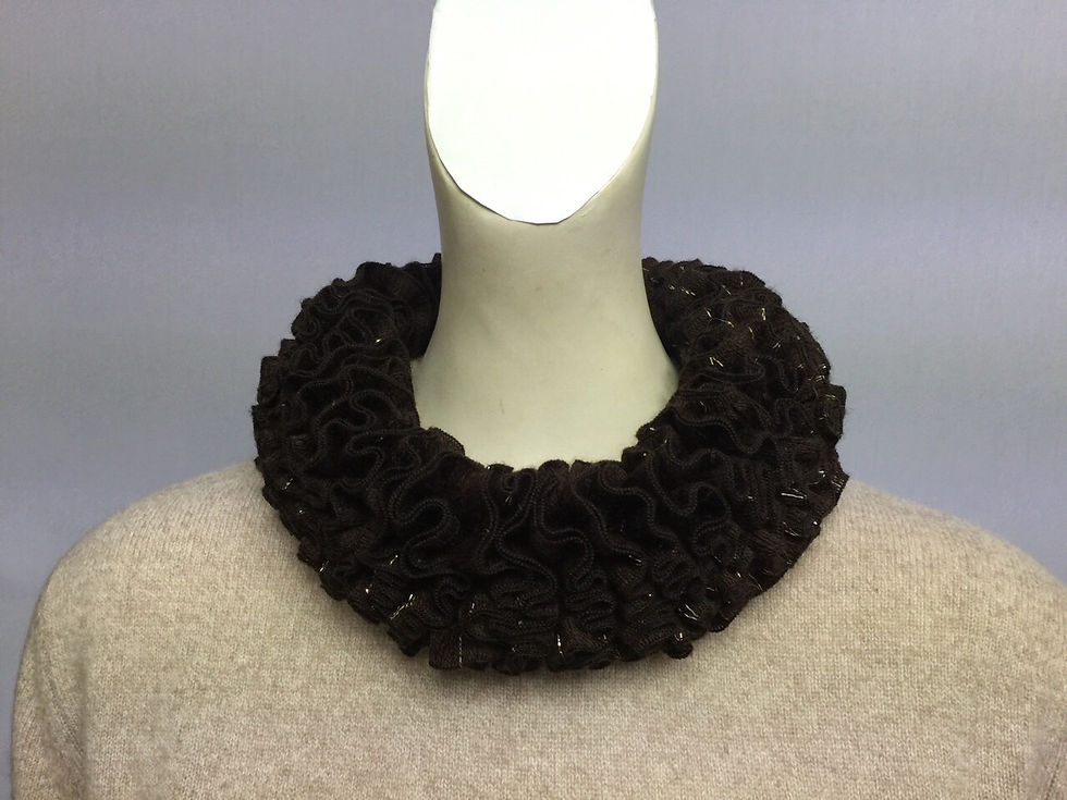 イタリア製フリルカラー