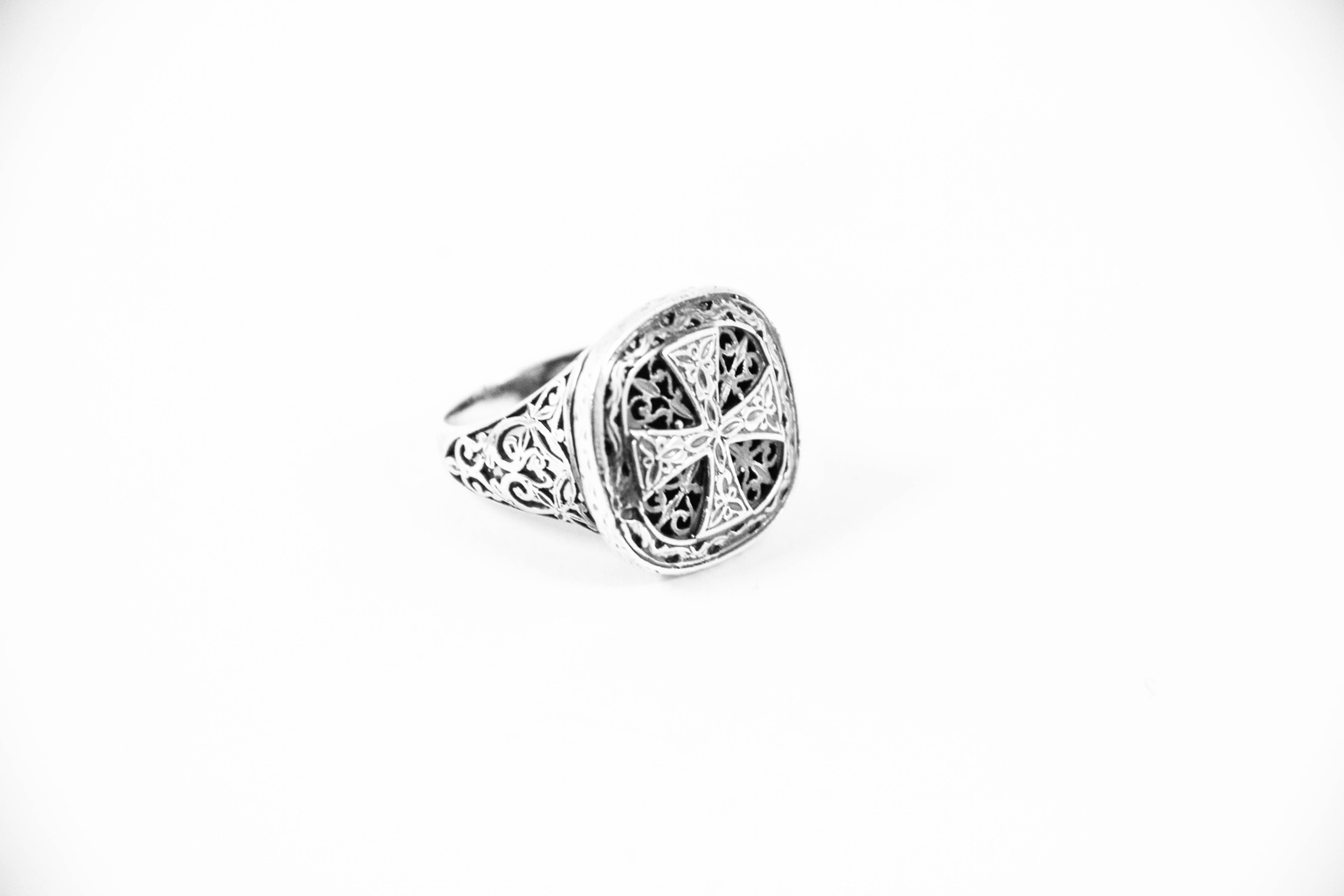 CROCE GRECA IN ARGENTO