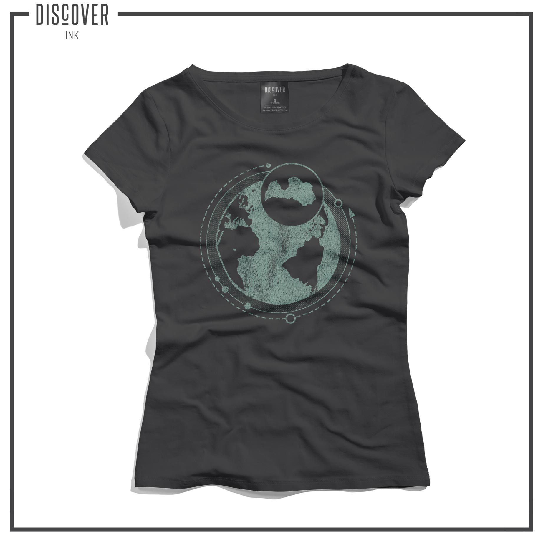 Sieviešu t-krekls Latvija pasaulē / Sirdī pie saknēm