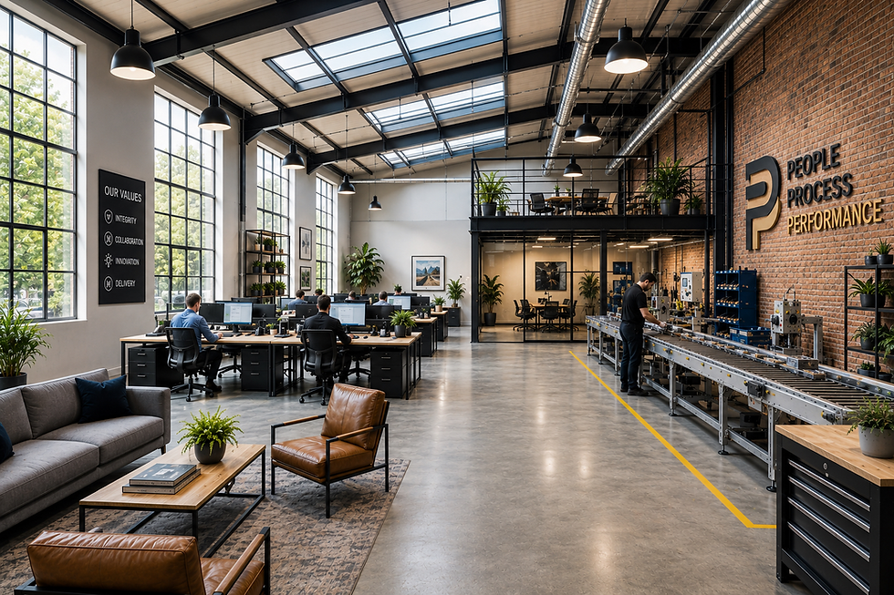 Clean Modern Manufacturing Environment