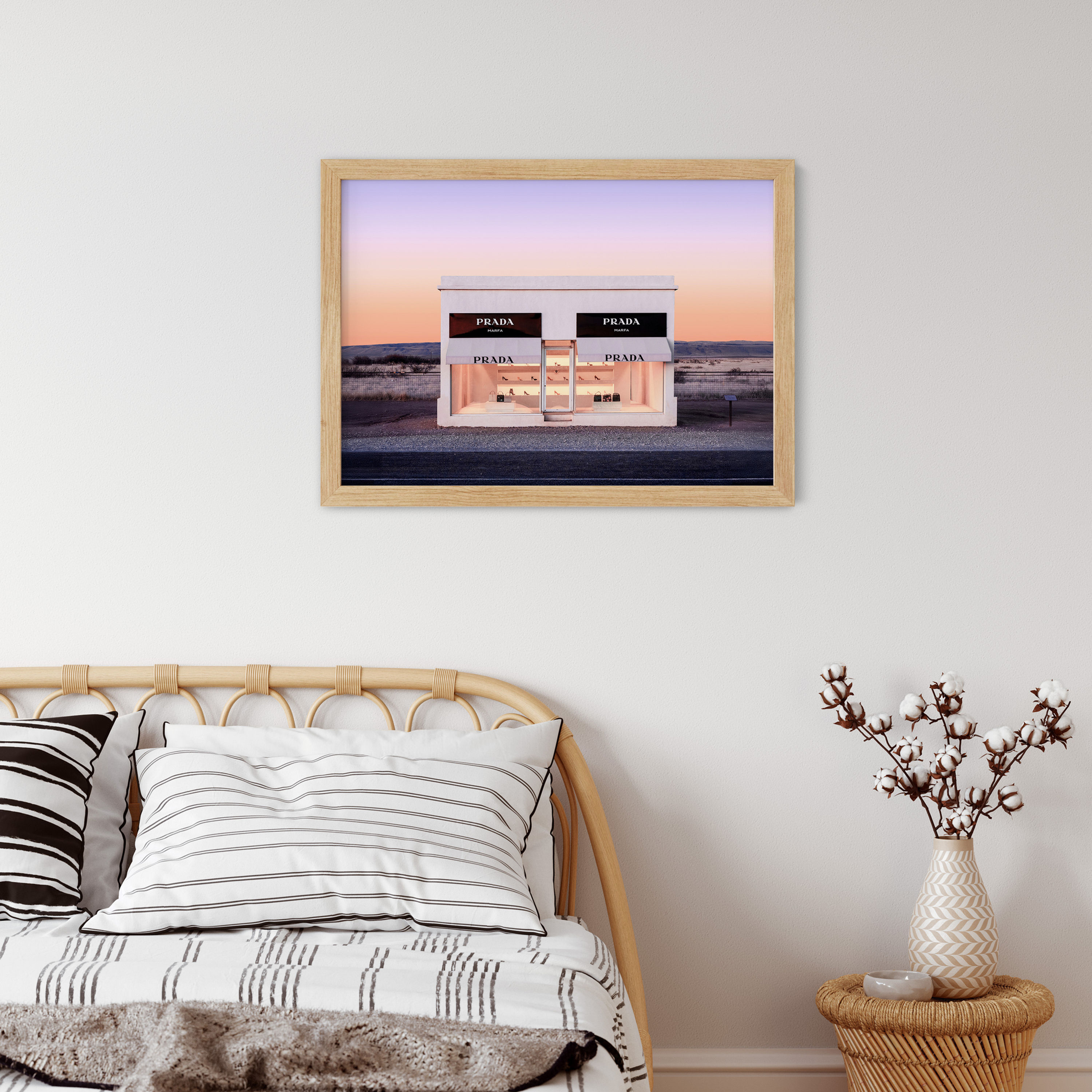 Marfa Twilight (Horizontal) Art Print