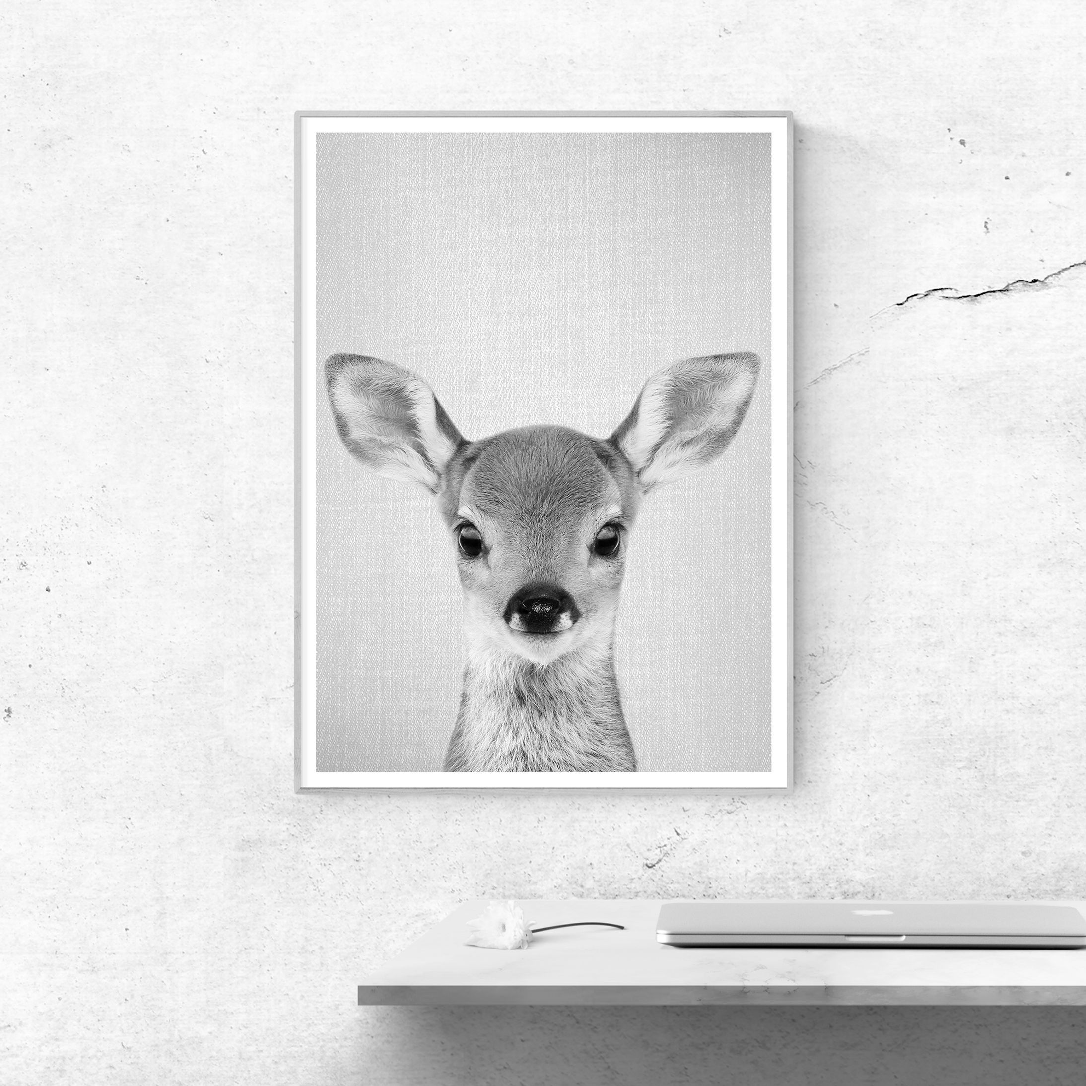 Cute fawn nursery wall decor