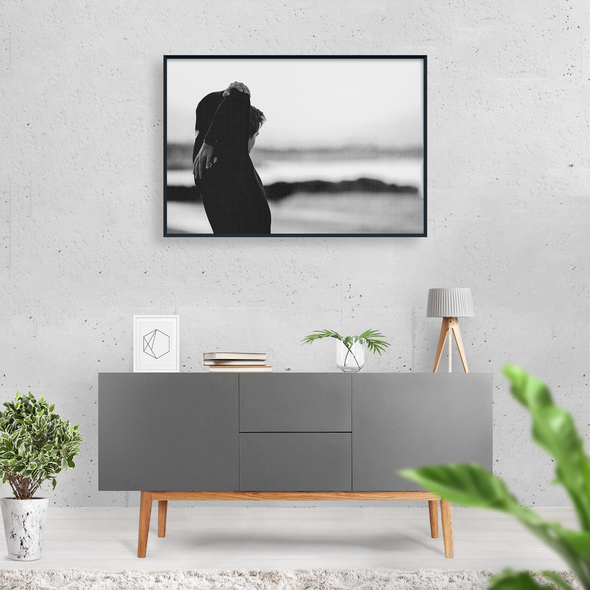 Cinematic surf culture wall art