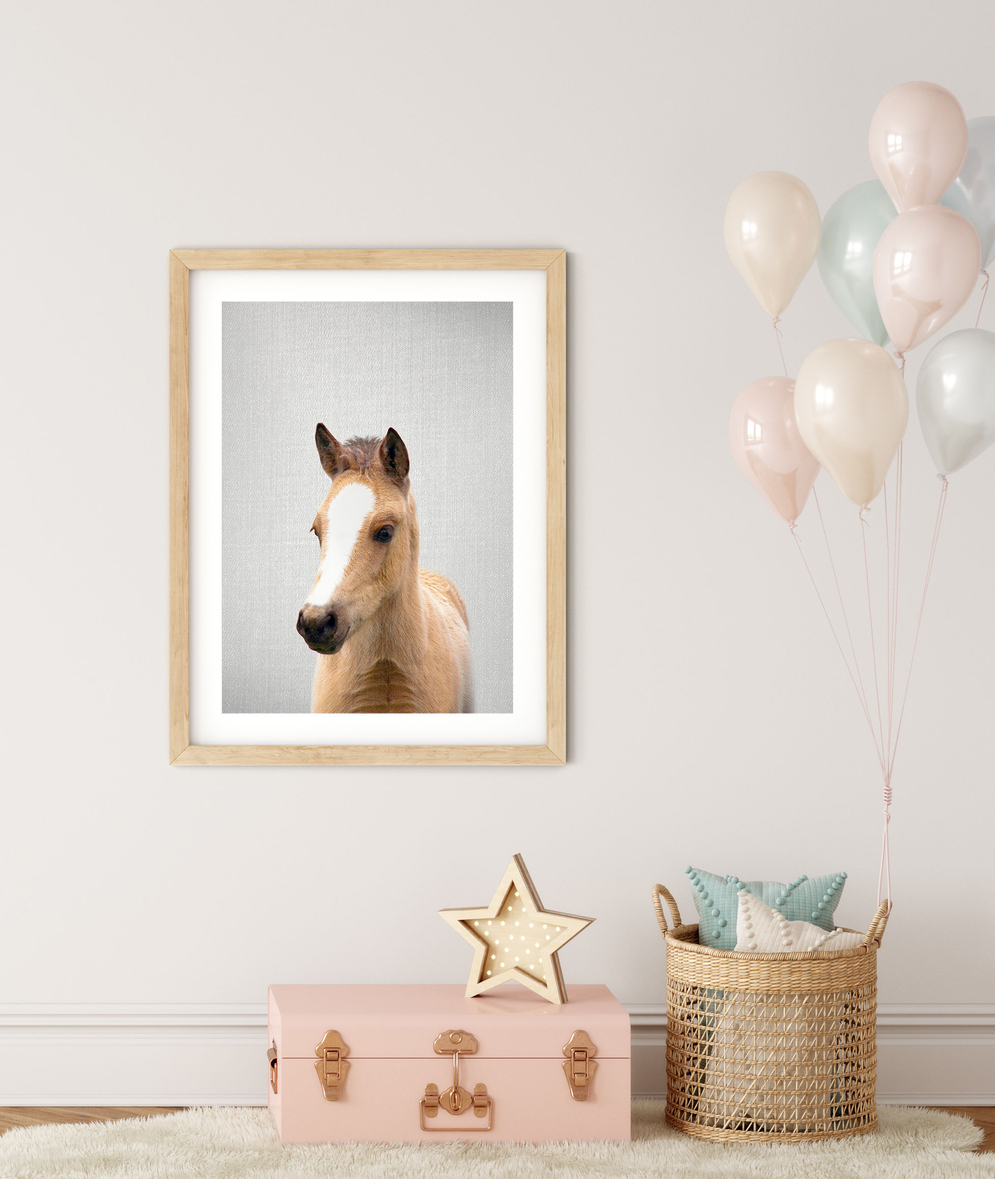 Equestrian nursery wall art