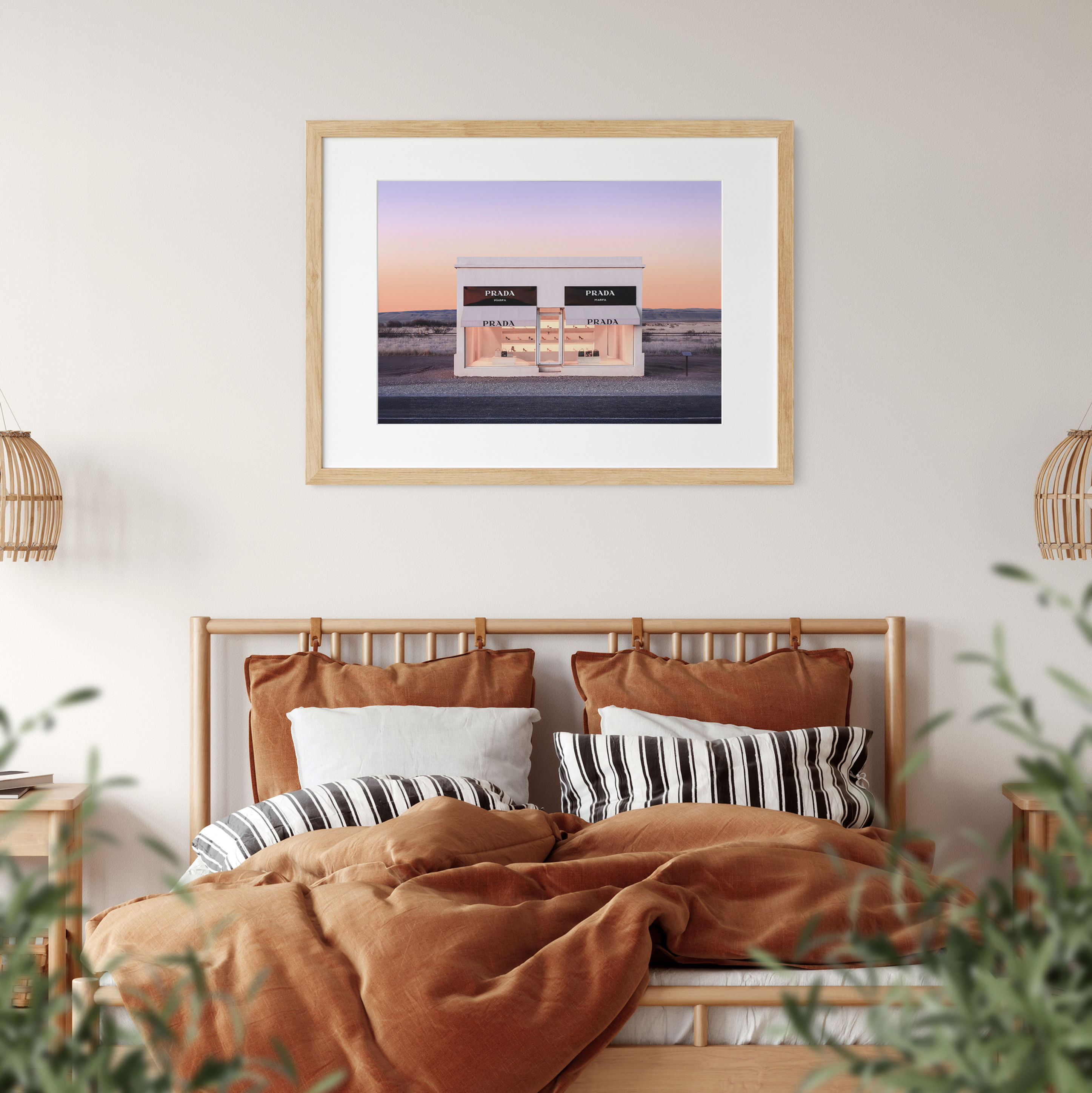 Marfa Twilight (Horizontal) Art Print