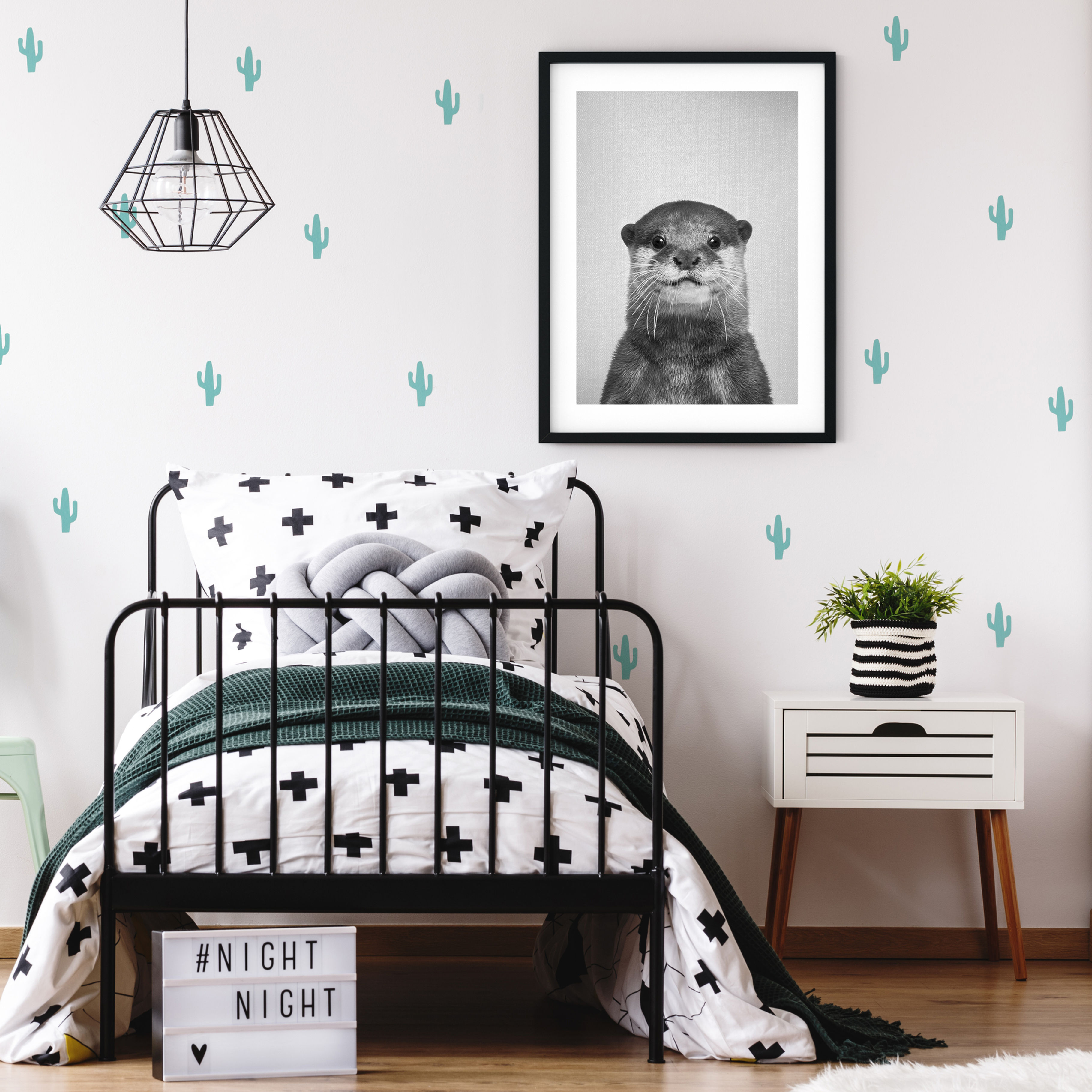 Otter monochrome gallery wall
