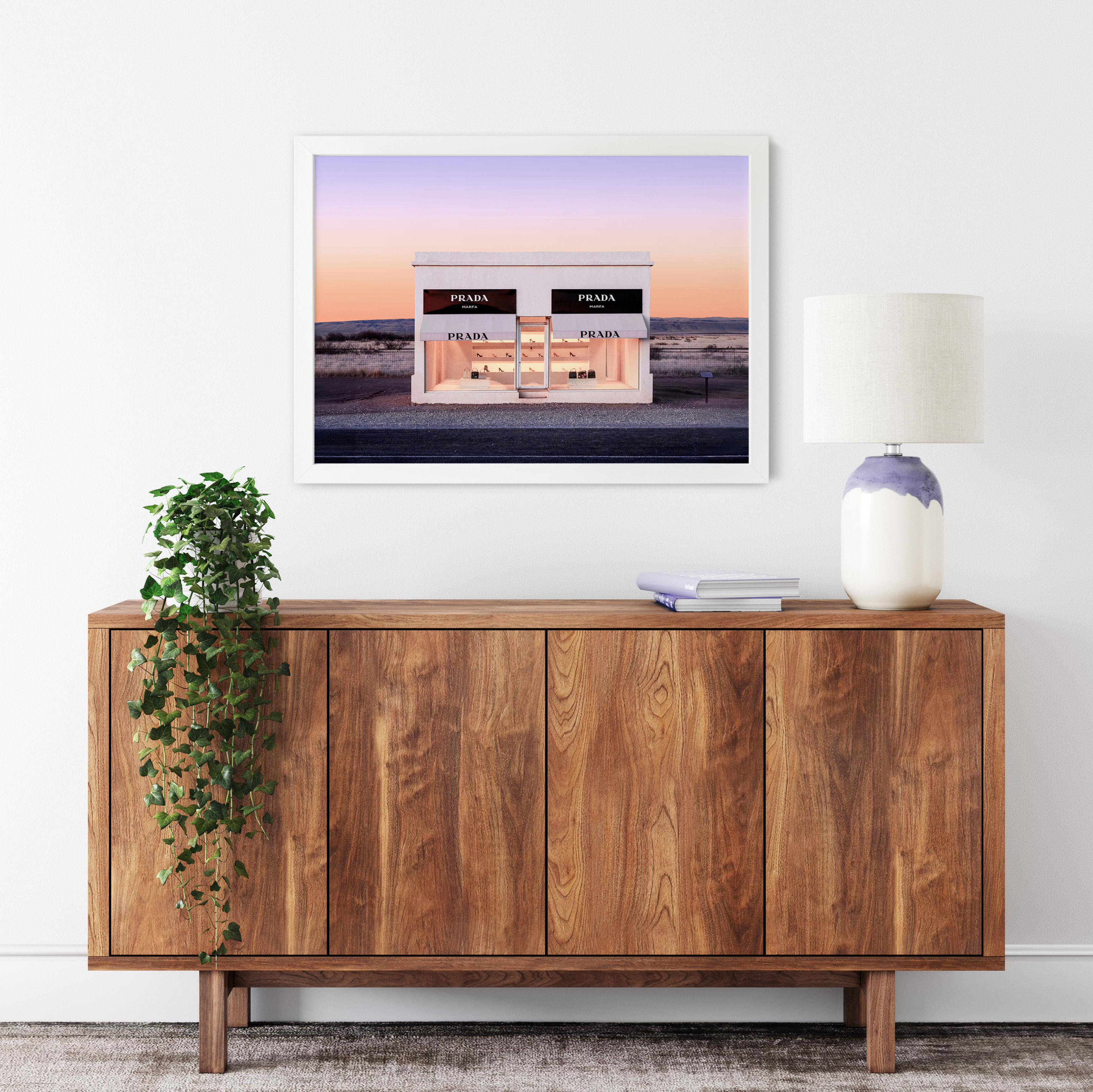 Marfa Twilight (Horizontal) Art Print