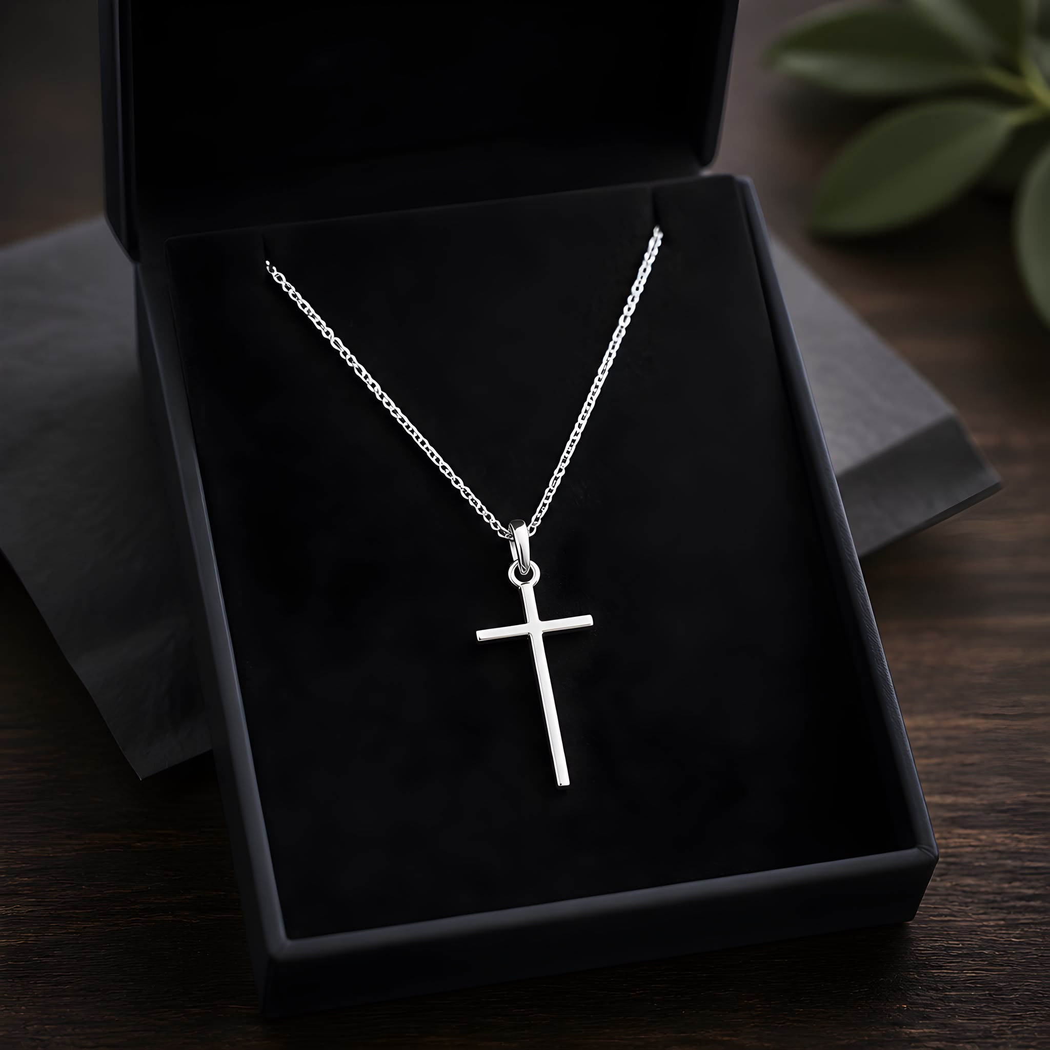 Pure Faith” Cross Necklace