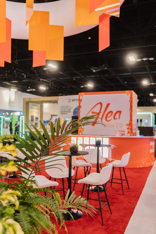 Lounge Area with Greenery in Foreground