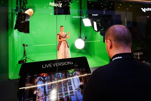 Interactive Green Screen Studio Experience