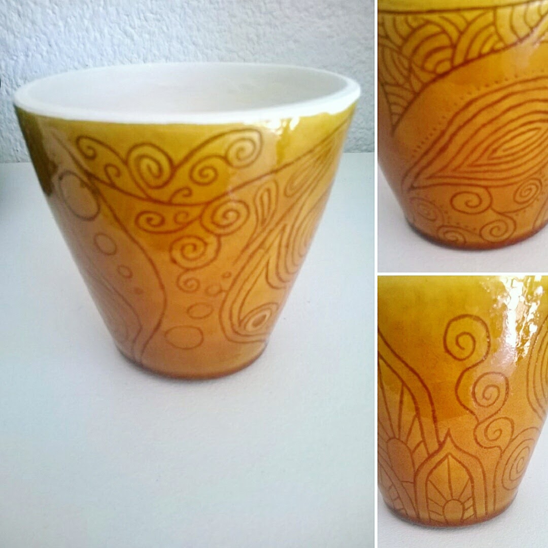 Etched tumbler by Zoé