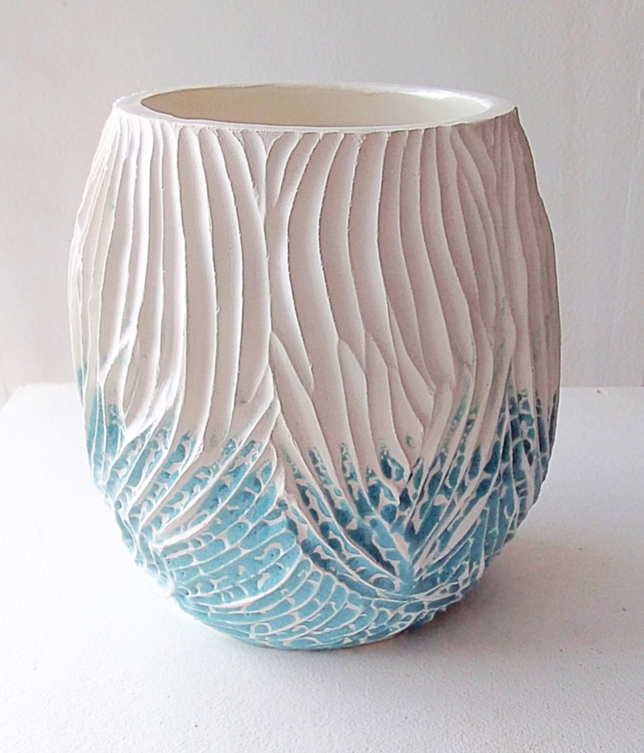 Carved tumbler by Vera