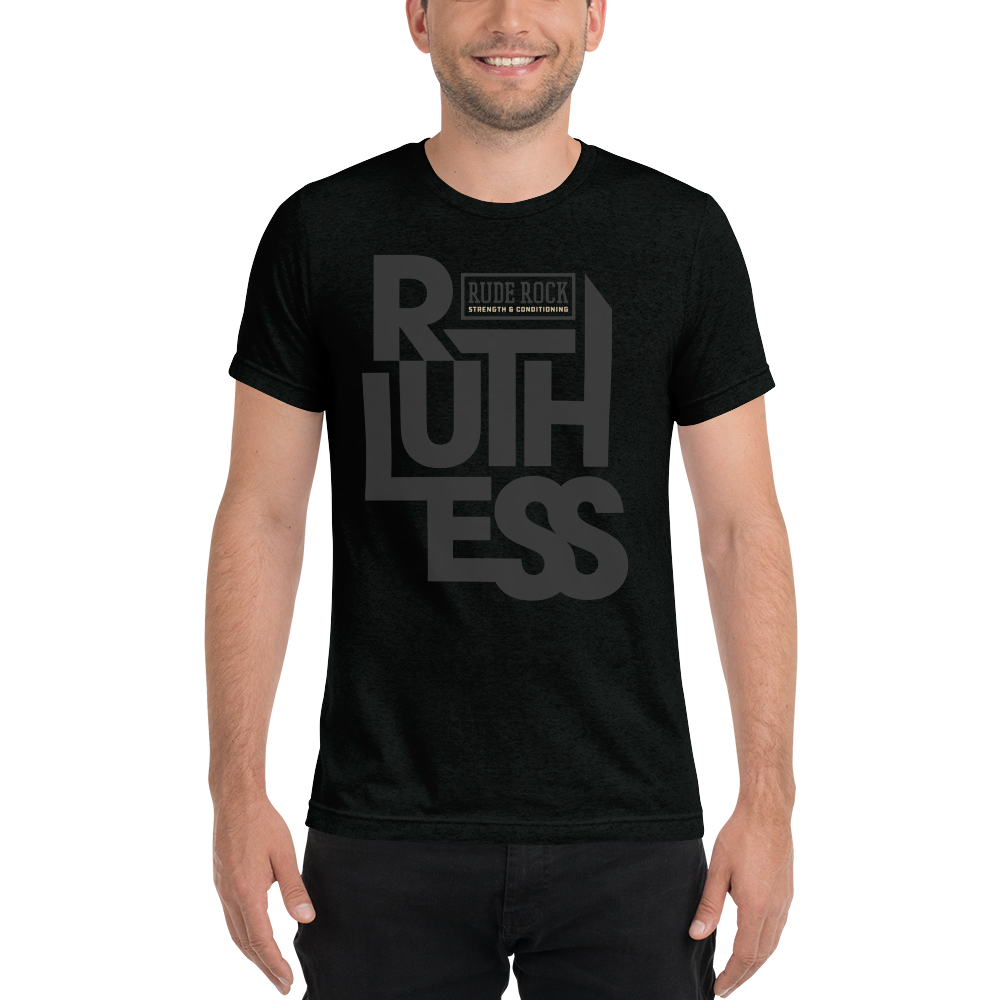 Black Ruthless Rude Rock T-shirt