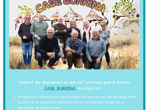 Newsletter CASE Burkina n°19