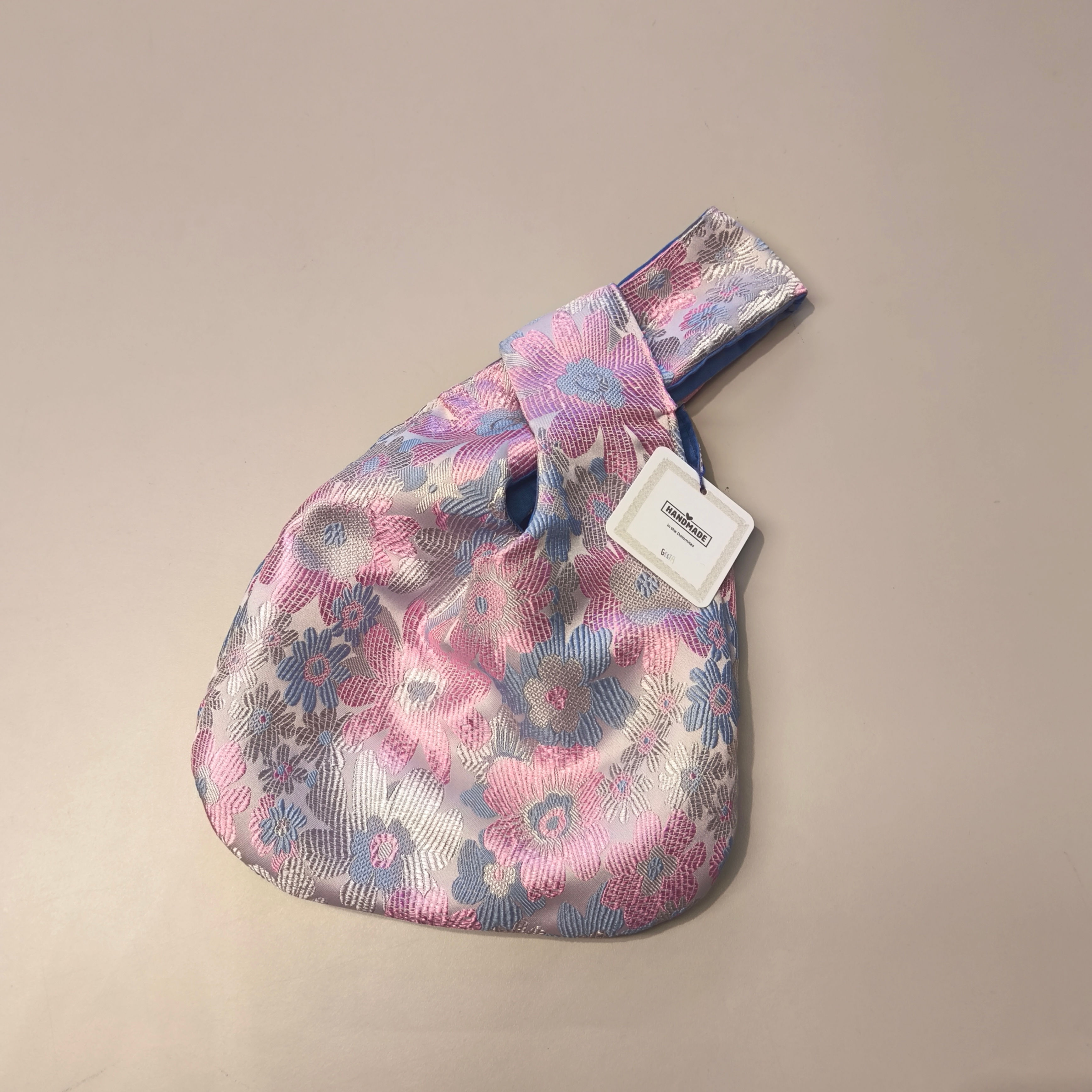Knot bag giapponese rosa/blue
