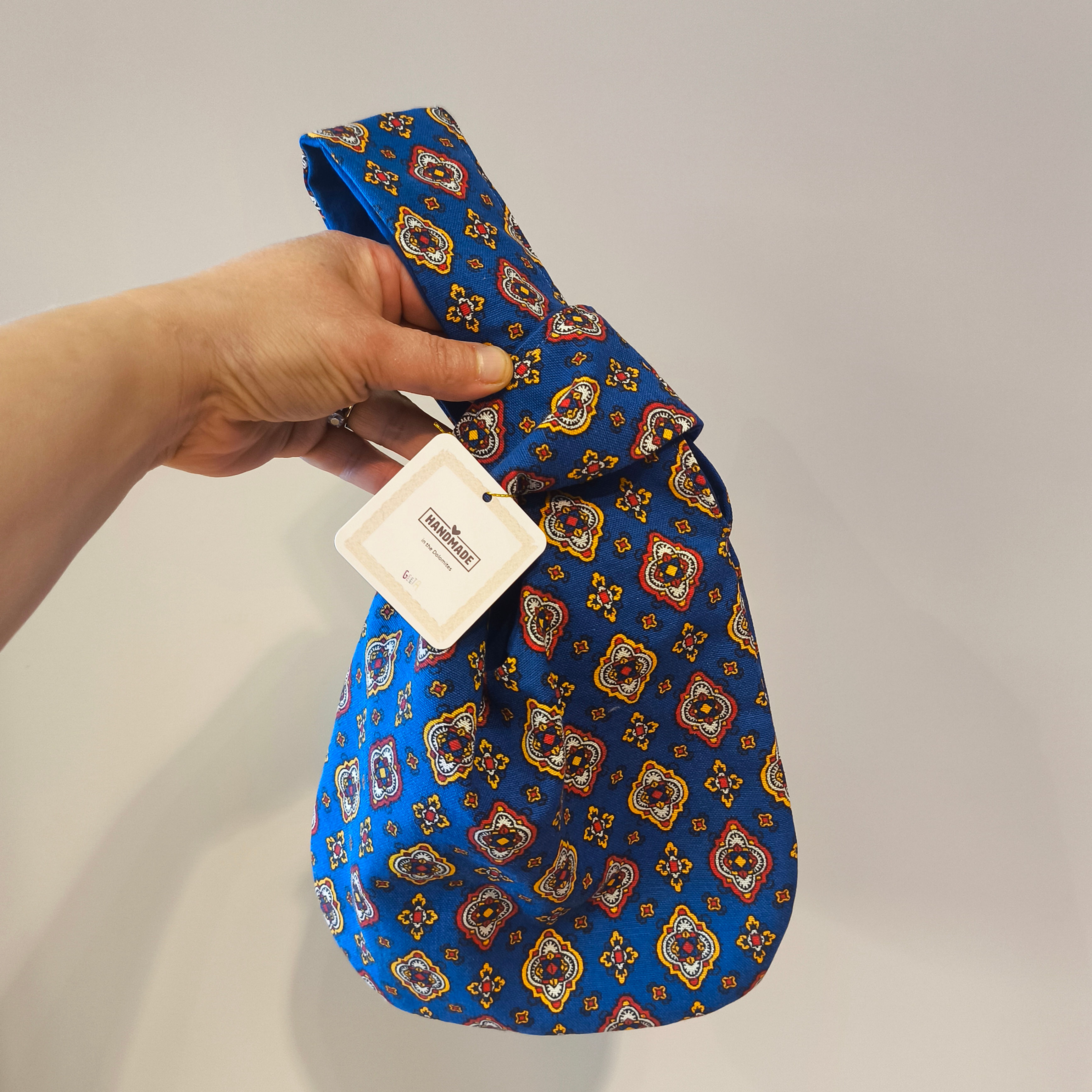 Knot Bag giapponese blu