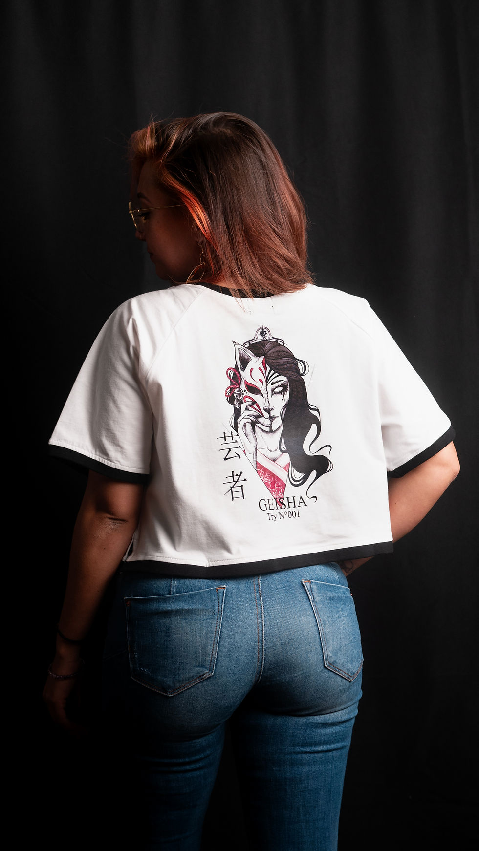Miniature : Oversize Crop-Top Aube - Geisha