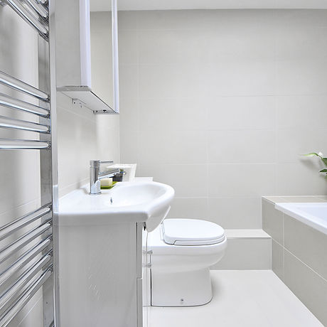 Modern White Bathroom