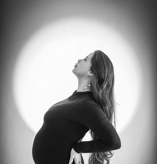 Maternity Portraits in the Studio