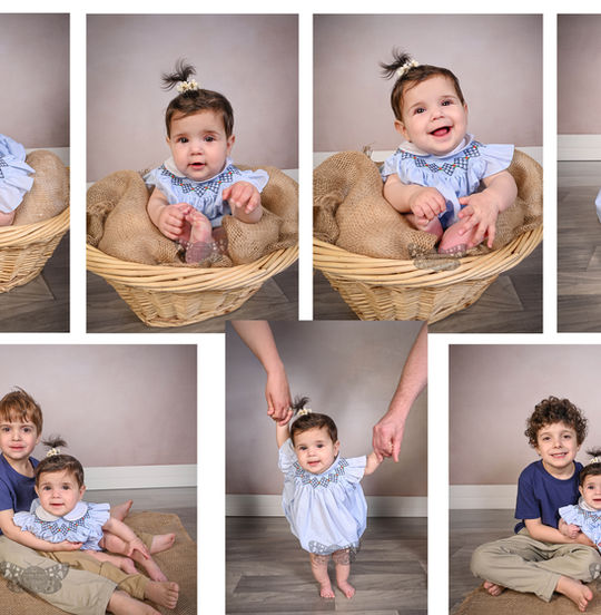 Siblings! Siblings with newborn portraits in the studio