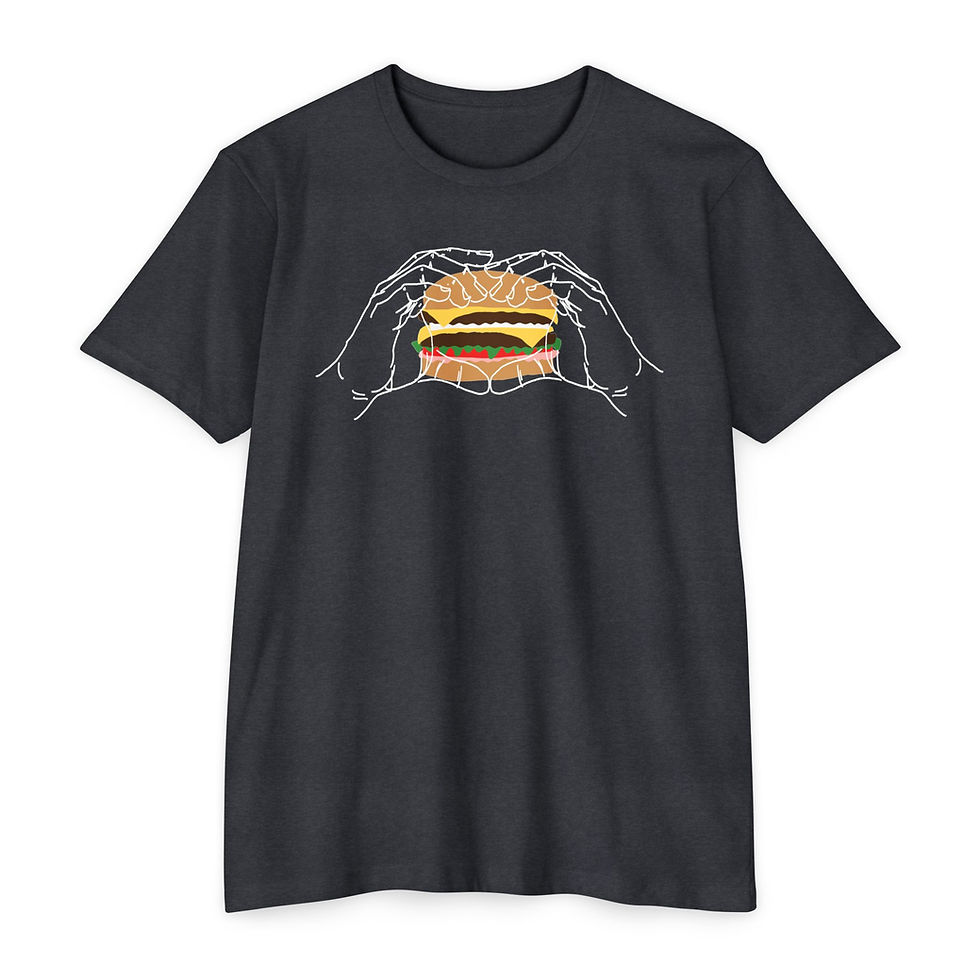 Thumbnail: Hamburger Heart Hands T-Shirt