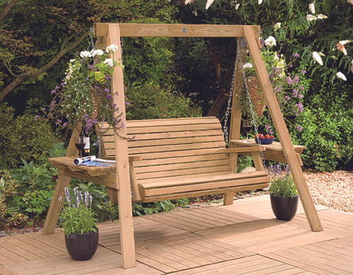 Angel Living Schommelbank Angel Living Tuinschommel Met 3 Zitplaatsen, Hangmat Met Een Dak Comfortabele Tuinschommel Angel Living Schommelbank Angel Living Tuinschommel Met 3 Zitplaatsen, Hangmat Met Een Dak Comfortabele Tuinschommel