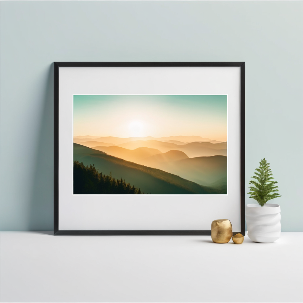 Mountain Sunrise Print