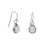 Thumbnail: Round Moonstone French Wire Earrings