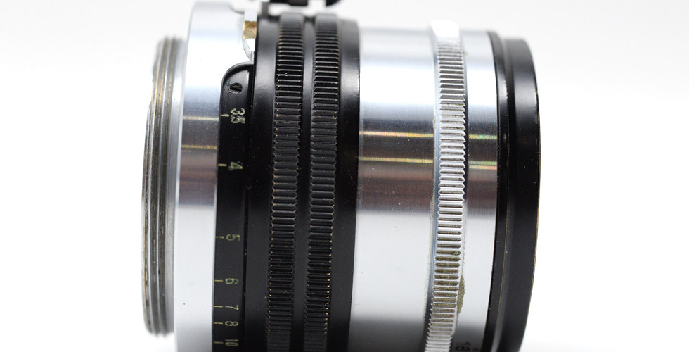 Tanaka Kogaku Japan Tanar H.C. 1:2 f=5cm Lens Side View