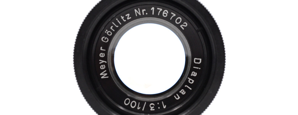 Vintage Meyer Gorlitz Diaplan 100mm f=3 Projector Lens Bokeh