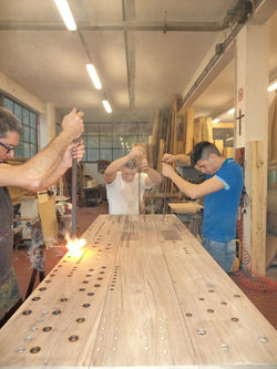 Lavori restauro organo