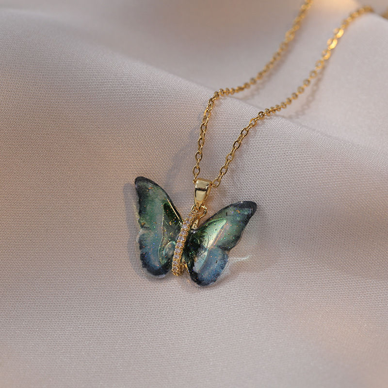 Thumbnail: Opal Butterfly Necklace