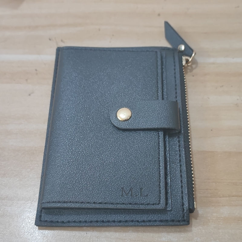 Thumbnail: Free Name Engraving New Short Women Wallets Slim Card Holder Female Purses Cute 