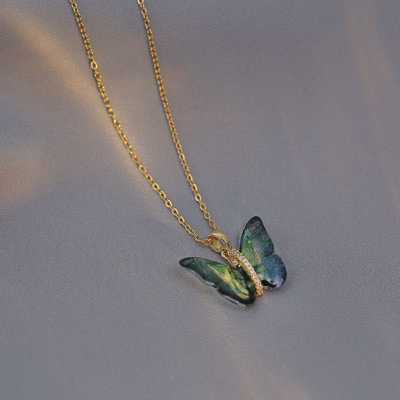 Thumbnail: Opal Butterfly Necklace