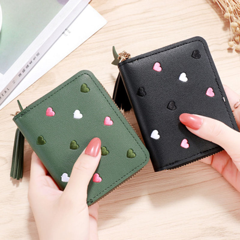 Thumbnail: 2026 NEW Spring Summer Wallet Women Ladies Mini Tassel Wallets Cute Short Zipper