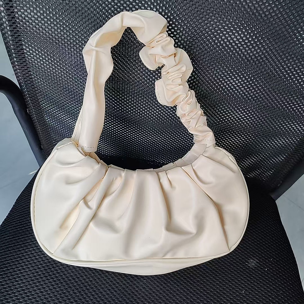Thumbnail: Fashion Pleated Handlebags for Women PU Cloud Bags Leisure Armpit Bag Shopping S