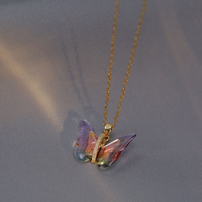 Thumbnail: Opal Butterfly Necklace