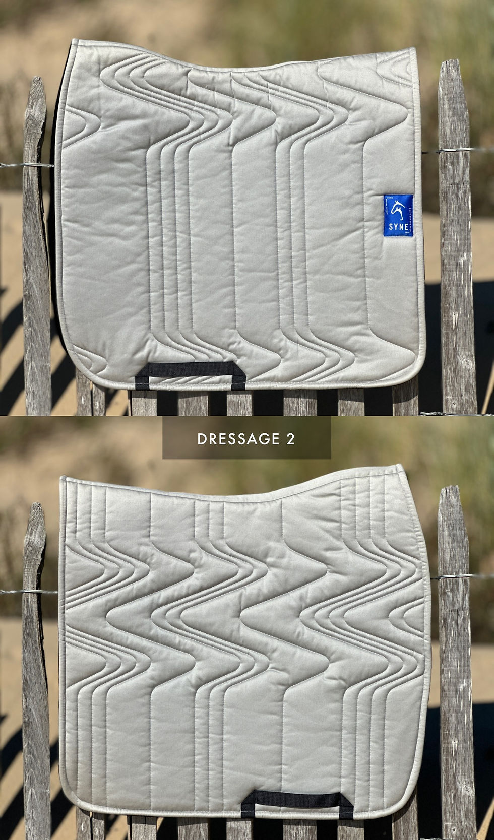 Thumbnail: Synesthésie  Grey Saddle pad