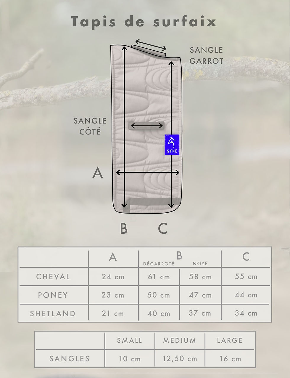 Thumbnail: Uni - Surcingle Saddle pad
