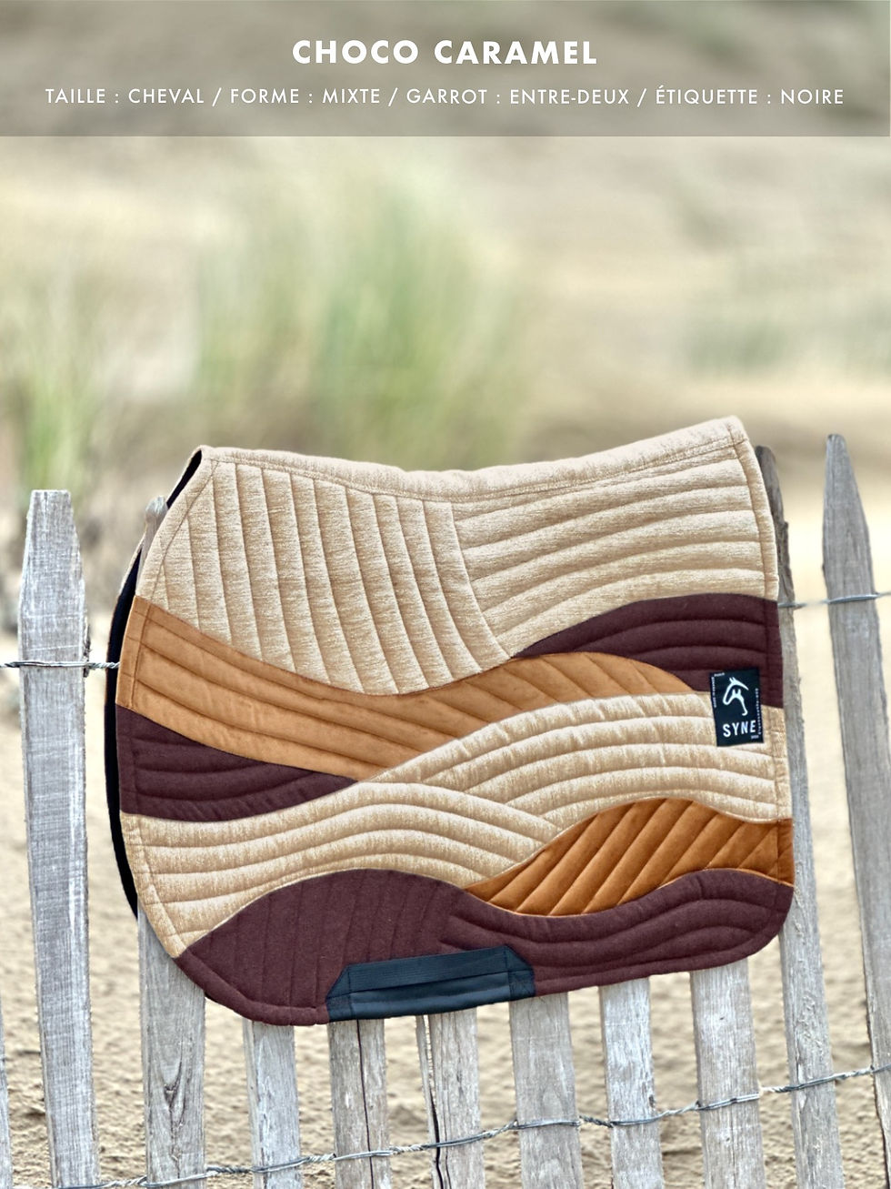 Thumbnail: Écume Chocolate Saddle pad