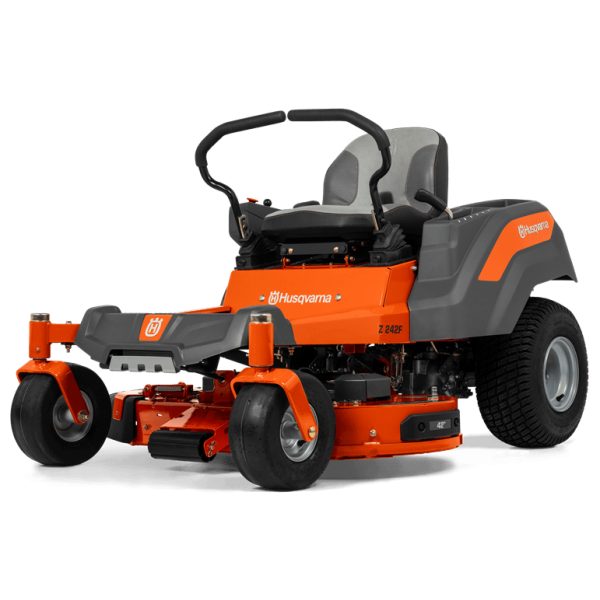 Husqvarna Z242F Zero‑Turn‑Rasenmäher mit robustem Mähdeck, leistungsstark und wendig für große Flächen
