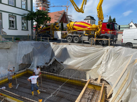 Kellerdecke Verschalung Bild 6