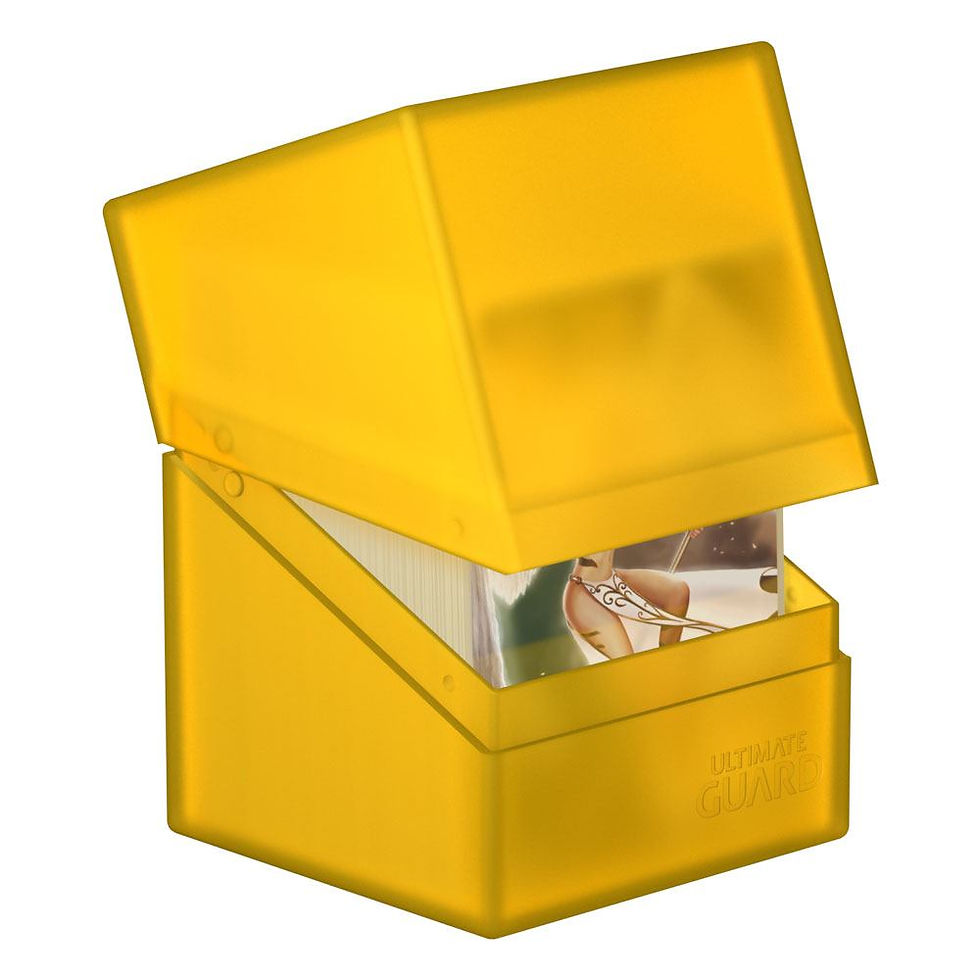 Thumbnail: Ultimate Guard Boulder Deck Box 100+ - Amber