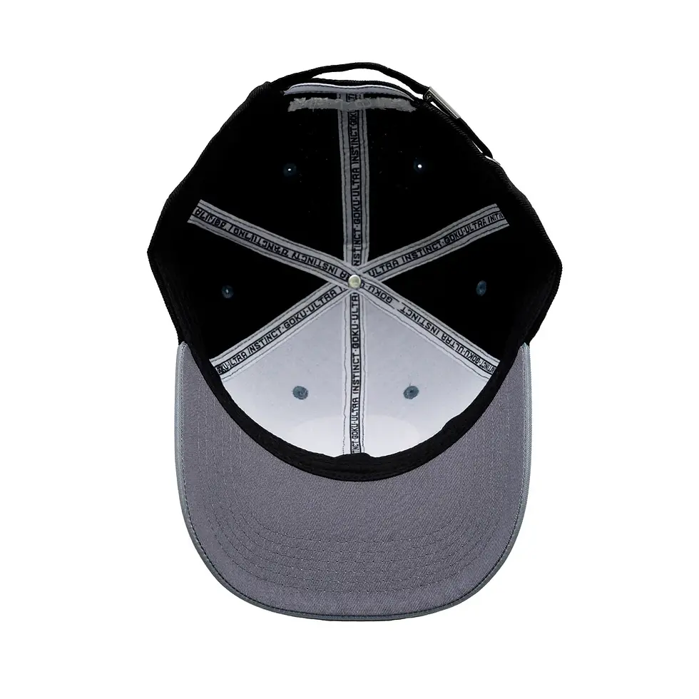 Thumbnail: ABYstyle Dragon Ball Goku Ultra Instinct Snapback Cap - Black & Grey