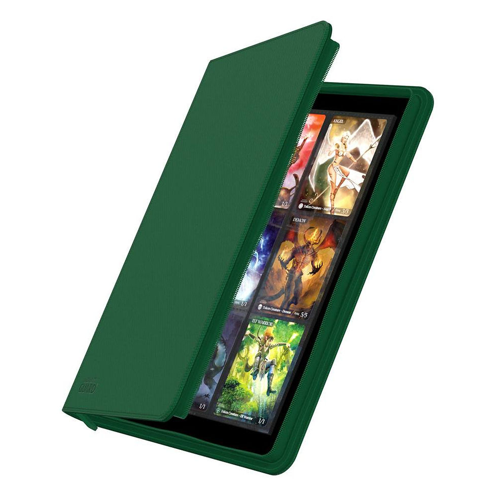 Thumbnail: Ultimate Guard Zipfolio 360 18-Pocket Xenoskin -Green